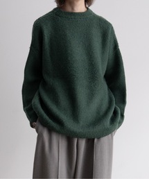 CASPER JOHN | Mohair wool mix sweater/モヘアウールミックスセーター(ニット/セーター)