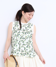 B:MING by BEAMS | ＜InRed 6月号掲載＞ビーミング by ビームス / プリントノースリーブブラウス(シャツ/ブラウス)