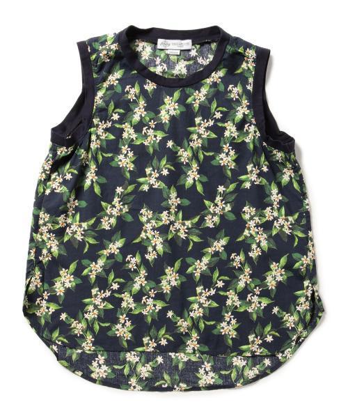 B:MING by BEAMS(ビーミングバイビームス)の「<InRed 6・7月号掲載>ビーミング by ビームス / プリントノースリーブブラウス(シャツ/ブラウス・レディース・ネイビー/サックスブルー/ホワイト/オフホワイト・ONE SIZE)」の6枚目の写真