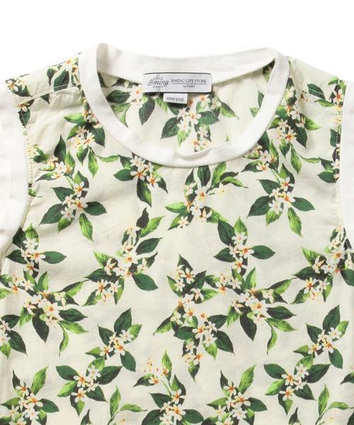 B:MING by BEAMS(ビーミングバイビームス)の「<InRed 6・7月号掲載>ビーミング by ビームス / プリントノースリーブブラウス(シャツ/ブラウス・レディース・ネイビー/サックスブルー/ホワイト/オフホワイト・ONE SIZE)」の8枚目の写真