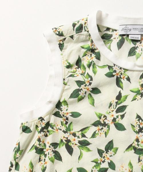 B:MING by BEAMS(ビーミングバイビームス)の「<InRed 6・7月号掲載>ビーミング by ビームス / プリントノースリーブブラウス(シャツ/ブラウス・レディース・ネイビー/サックスブルー/ホワイト/オフホワイト・ONE SIZE)」の9枚目の写真