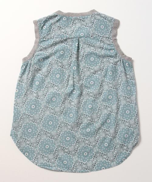 B:MING by BEAMS(ビーミングバイビームス)の「<InRed 6・7月号掲載>ビーミング by ビームス / プリントノースリーブブラウス(シャツ/ブラウス・レディース・ネイビー/サックスブルー/ホワイト/オフホワイト・ONE SIZE)」の15枚目の写真