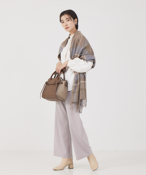 Abahouse Devinette(ドゥヴィネット)の「【Avancer】2WAYハンドバッグ(ハンドバッグ・レディース・キャメル/ブラック/ダークブラウン・フリー)」の5枚目の写真