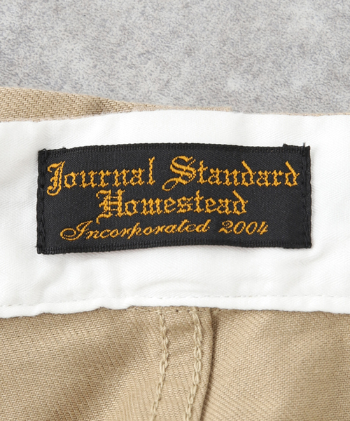 JOURNAL STANDARD J.S HOMESTEAD（ジャーナルスタンダードホームステッド）の「【J.S.Homestead】TIMELESS HERITAGE CHINO（チノパンツ・メンズ・ベージュ/ブラウン・LARGE/MEDIUM）」の4枚目の写真