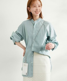 ROPE' PICNIC | フリルバンドカラーシャツ(シャツ/ブラウス)
