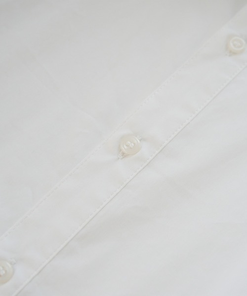 ROPE' PICNIC(ロペピクニック)の「フリルバンドカラーシャツ(シャツ/ブラウス・レディース・サックスブルー/ピンク系その他/ホワイト/グリーン/ネイビー・38)」の14枚目の写真