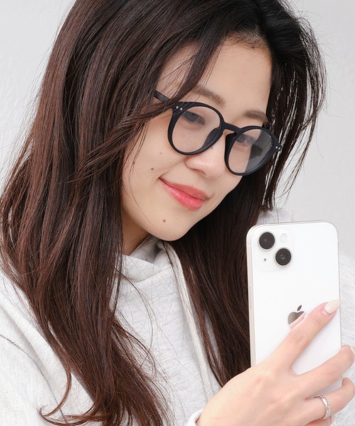 CIAOPANIC TYPY（チャオパニックティピー）の「ケース付き伊達メガネ②（メガネ・レディース・ブラック/グレー/ブラウン・ONE SIZE）」の4枚目の写真