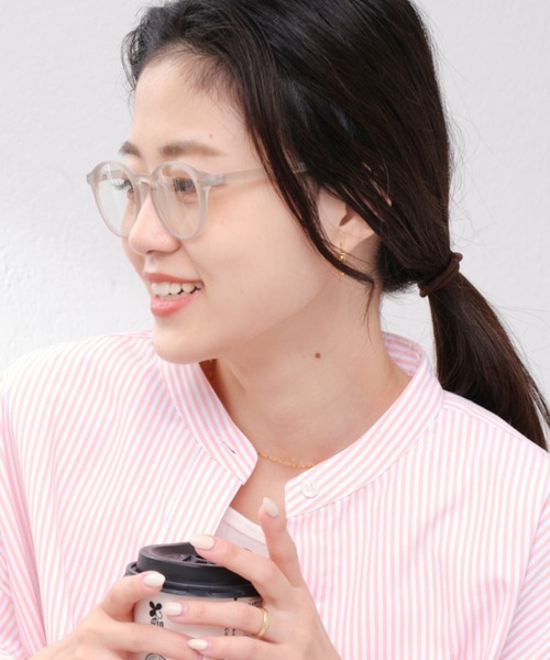 CIAOPANIC TYPY（チャオパニックティピー）の「ケース付き伊達メガネ②（メガネ・レディース・ブラック/グレー/ブラウン・ONE SIZE）」の5枚目の写真