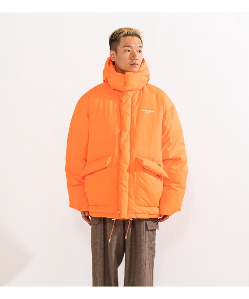 APPLEBUM（アップルバム）の「Innercotton Hood Jacket（ダウンジャケット/コート・メンズ・ベージュ/ネイビー/オレンジ・MEDIUM/LARGE/X-LARGE）」の13枚目の写真