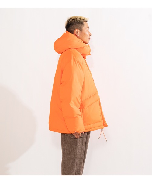 APPLEBUM（アップルバム）の「Innercotton Hood Jacket（ダウンジャケット/コート・メンズ・ベージュ/ネイビー/オレンジ・MEDIUM/LARGE/X-LARGE）」の6枚目の写真