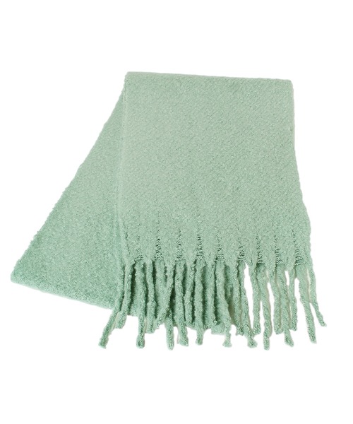 14+(イチヨンプラス)の「バルキーマフラー(マフラー・レディース・ライトグレー/ピンク/ブルー/ミント/モカ/アイボリー・FREE)」の5枚目の写真