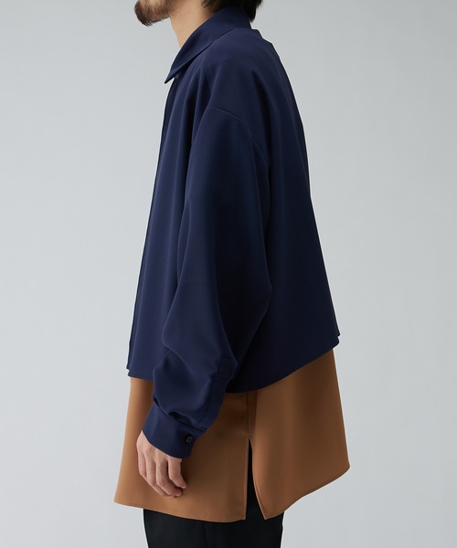 Lui's（ルイス）の「配色レイヤードシャツ（シャツ/ブラウス・メンズ・ネイビー/ブラック・S/M）」の16枚目の写真