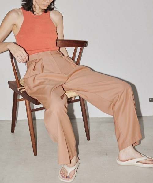 トゥデイフル　Tuck Twill Trousers ジャケット＋パンツ Doubletuck Twill Trousers（その他パンツ）｜TODAYFUL