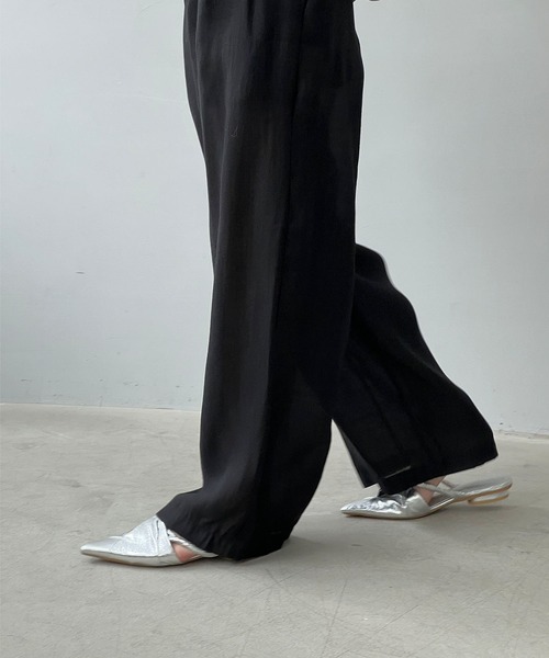 chuclla（チュクラ）の「ポインテッドトゥ シルバーミュール chs23s002（その他シューズ・レディース・シルバー・36/37/38/39/40）」の5枚目の写真