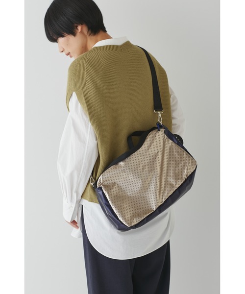 極美品 JACK GOMME メタリックブラウン リュック 取り外し ポーチ付き jack gomme ジャックゴム ショルダーバッグ LIGHT ORIGINAL 1858