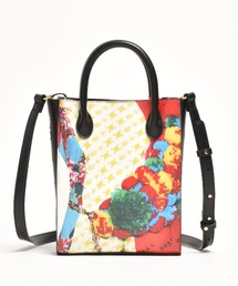 SILNA minacolo（シルナミナコロ）の「DOKKA vivid / デュッカ ヴィヴィッド コラボ Print bag / プリント バッグ（ショルダーバッグ）」