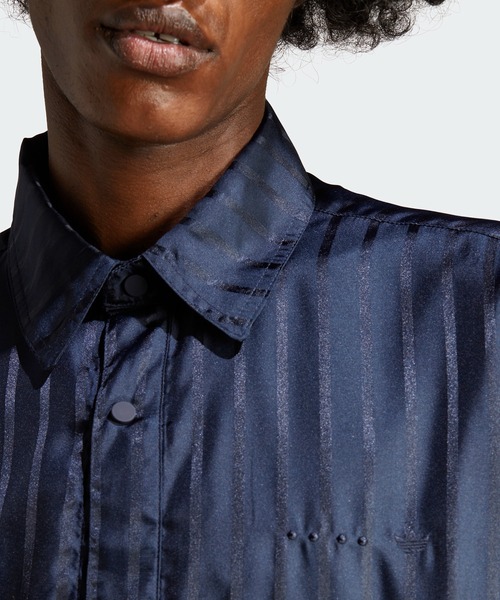 adidas（アディダス）の「アディダス RIFTA シティボーイ 長袖オーバーサイズシャツ / アディダスオリジナルス adidas Originals（シャツ/ブラウス・メンズ・ブルー/ベージュ・SMALL/MEDIUM/LARGE/X-LARGE/XX-LARGE/X-SMALL/3XL）」の9枚目の写真