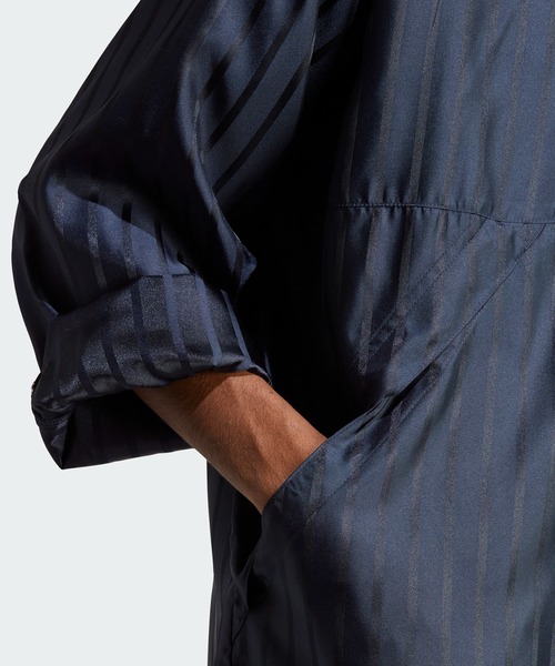 adidas（アディダス）の「アディダス RIFTA シティボーイ 長袖オーバーサイズシャツ / アディダスオリジナルス adidas Originals（シャツ/ブラウス・メンズ・ブルー/ベージュ・SMALL/MEDIUM/LARGE/X-LARGE/XX-LARGE/X-SMALL/3XL）」の14枚目の写真