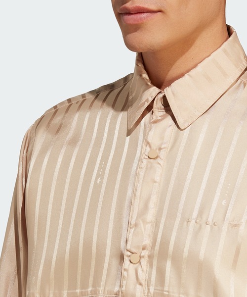 adidas（アディダス）の「アディダス RIFTA シティボーイ 長袖オーバーサイズシャツ / アディダスオリジナルス adidas Originals（シャツ/ブラウス・メンズ・ブルー/ベージュ・SMALL/MEDIUM/LARGE/X-LARGE/XX-LARGE/X-SMALL/3XL）」の12枚目の写真