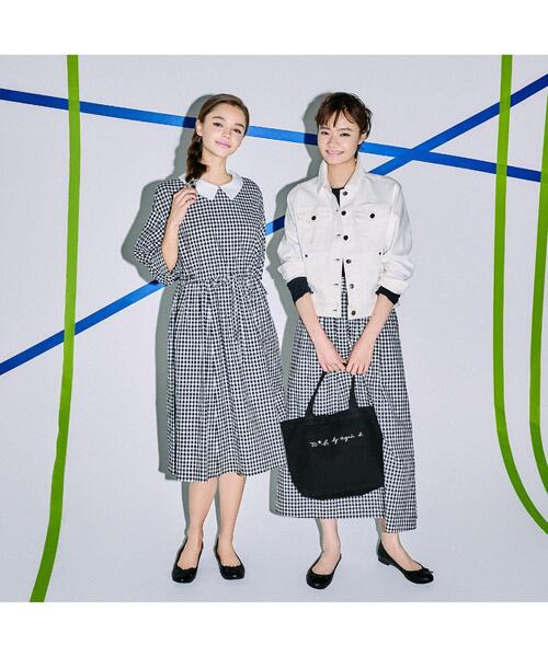 To b. by agnes b.(トゥービーバイアニエスベー)の「ロゴ キャンバス トートバッグ(トートバッグ・レディース・ブラック・FREE)」の10枚目の写真