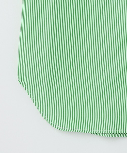 by LOVEiT（バイラビット）の「ストライプ肩あきシャツ（シャツ/ブラウス・キッズ・ピンク/グリーン/ラベンダー・120cm/140cm/150cm/130cm/160cm）」の10枚目の写真