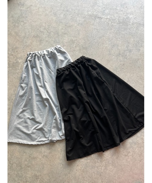owndaily（オンデイリー）の「スウェットスカート（スカート・レディース・ブラック/グレー・FREE）」の22枚目の写真