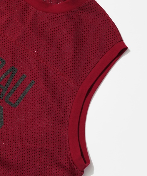 F/CE. （エフシーイー）の「F/CE. DESSAU MESH DRESS / エフシーイー デッサウメッシュドレス（シャツワンピース・レディース・ホワイト/グリーン/ブラック/レッド・FREE）」の15枚目の写真