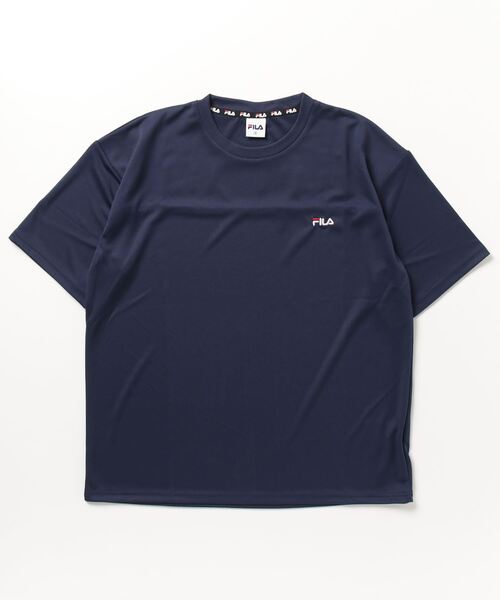 FILA（フィラ）の「フィラ FILA 冷感メッシュBIGTシャツ（Tシャツ/カットソー・メンズ・ネイビー/ブラック/グリーン・LL/3L/L/M/S）」の3枚目の写真