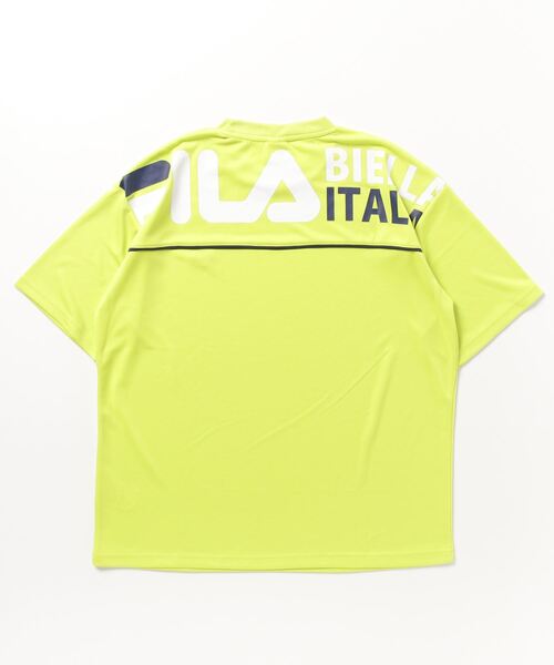 FILA（フィラ）の「フィラ FILA 冷感メッシュBIGTシャツ（Tシャツ/カットソー・メンズ・ネイビー/ブラック/グリーン・LL/3L/L/M/S）」の4枚目の写真
