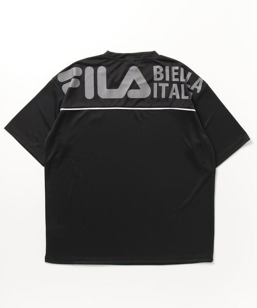 FILA（フィラ）の「フィラ FILA 冷感メッシュBIGTシャツ（Tシャツ/カットソー・メンズ・ネイビー/ブラック/グリーン・LL/3L/L/M/S）」の6枚目の写真