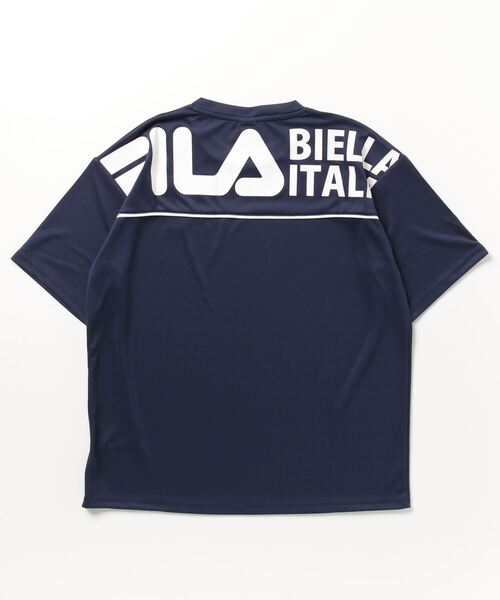 FILA（フィラ）の「フィラ FILA 冷感メッシュBIGTシャツ（Tシャツ/カットソー・メンズ・ネイビー/ブラック/グリーン・LL/3L/L/M/S）」の7枚目の写真