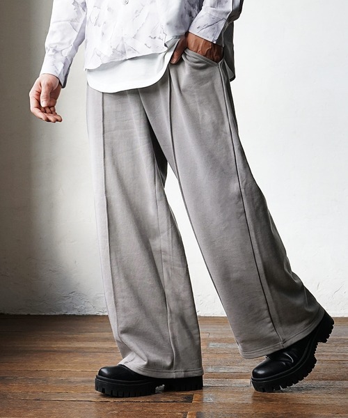 【wjk】定価3.6万 イージー スラックス パンツ スウェット wjk】定価3.6万 イージー スラックス パンツ スウェット - パンツ