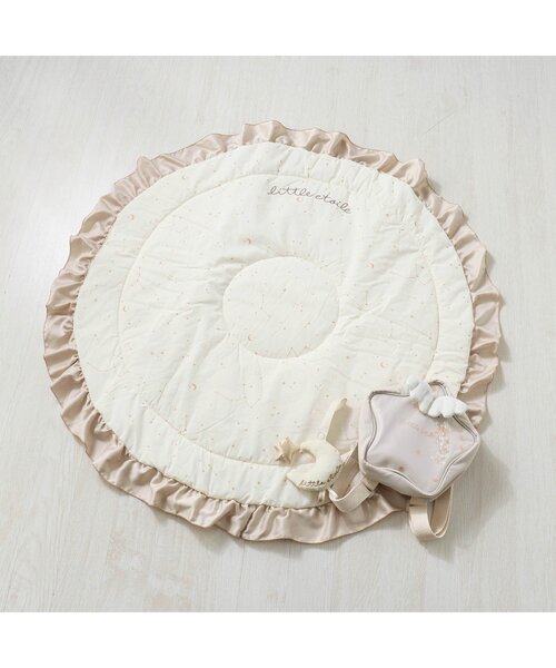 apres les cours（アプレレクール）の「持ち運べる星柄プレイマット（その他ベビー用品・キッズ・アイボリー・FREE）」の11枚目の写真