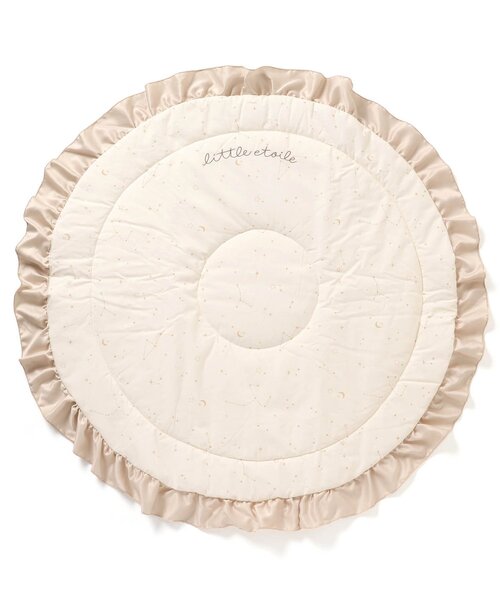 apres les cours（アプレレクール）の「持ち運べる星柄プレイマット（その他ベビー用品・キッズ・アイボリー・FREE）」の4枚目の写真