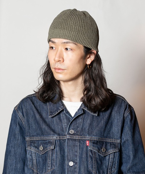 CA4LA（カシラ）の「SORBET SHORT 7（ニットキャップ/ビーニー・メンズ・ネイビー/カーキ/ブラック/ライトベージュ・ONESIZE）」の5枚目の写真