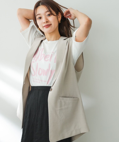 SENSE OF PLACE by URBAN RESEARCH（センスオブプレイスバイアーバンリサーチ）の「グラフィックTシャツ(半袖)（Tシャツ/カットソー・レディース・その他4/その他1/その他2/その他3/その他5・ONE）」の2枚目の写真