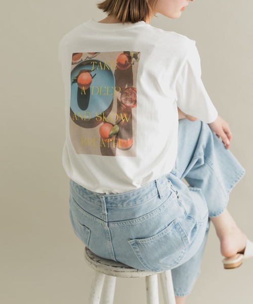 SENSE OF PLACE by URBAN RESEARCH（センスオブプレイスバイアーバンリサーチ）の「グラフィックTシャツ(半袖)（Tシャツ/カットソー・レディース・その他4/その他1/その他2/その他3/その他5・ONE）」の5枚目の写真
