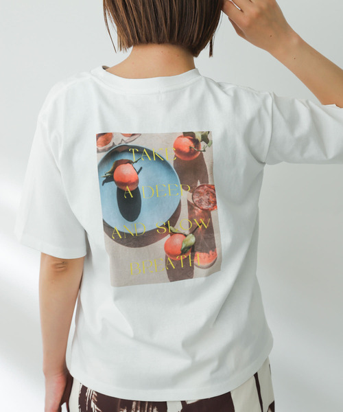 SENSE OF PLACE by URBAN RESEARCH（センスオブプレイスバイアーバンリサーチ）の「グラフィックTシャツ(半袖)（Tシャツ/カットソー・レディース・その他4/その他1/その他2/その他3/その他5・ONE）」の19枚目の写真