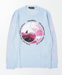 T-SHIRT /L/S OVER SURF FIT /FADE PASTEL DYED /0231