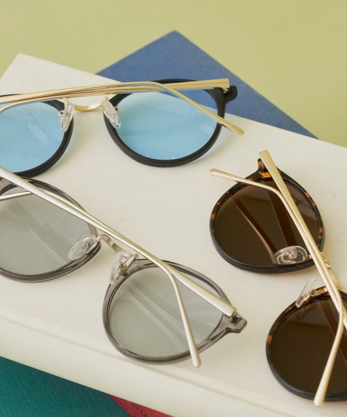 MERLOT(メルロー)の「UVカットクリアカラーボストンサングラス(サングラス・レディース・ブラック/ブラウン/ブルー・FREE)」の9枚目の写真