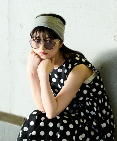 MERLOT(メルロー)の「UVカットクリアカラーボストンサングラス(サングラス・レディース・ブラック/ブラウン/ブルー・FREE)」の7枚目の写真