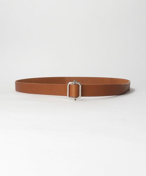 ART BROWN(アートブラウン)の「<ART BROWN>レザーベルト(ベルト・レディース・ブラック/ブラウン・FREE)」の1枚目の写真