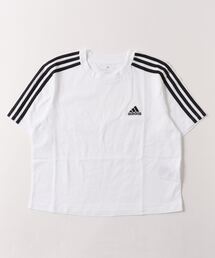 アディダス adidas エッセンシャルズ スリーストライプス シングル ジャージー クロップトップ