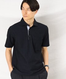 【抗菌防臭】ハニカムメランジ ポロシャツ ベーシックカラー