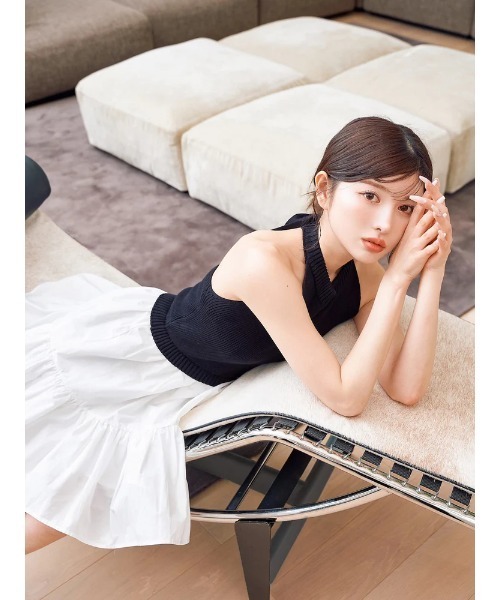 Randy イレヘムシャツ　ワンピース　ホルターネック　ZARA ダーリッチ Randy イレヘムシャツ ワンピース ホルターネック ZARA ダーリッチ