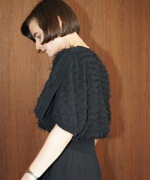 FREAK'S STORE（フリークスストア）の「CLANE/クラネ FRINGE ARCH SLEEVE KNIT TOPS/フリンジアーチスリーブニットトップス（ニット/セーター）」