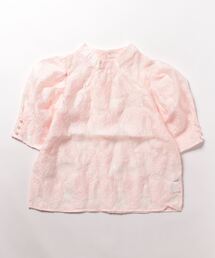 タックスリーブフラワーブラウス