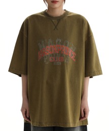オーバーサイズ ヴィンテージ加工2重プリントTシャツ DT4118【MASONPRINCE】