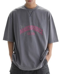 オーバーサイズ ヴィンテージ加工2重プリントTシャツ DT4118【MASONPRINCE】