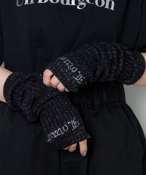 WEGO(ウィゴー)の「WEGO/ストーンロゴアームカバー(アームカバー・レディース・ホワイト/パープル/ブラック・FREE)」の3枚目の写真